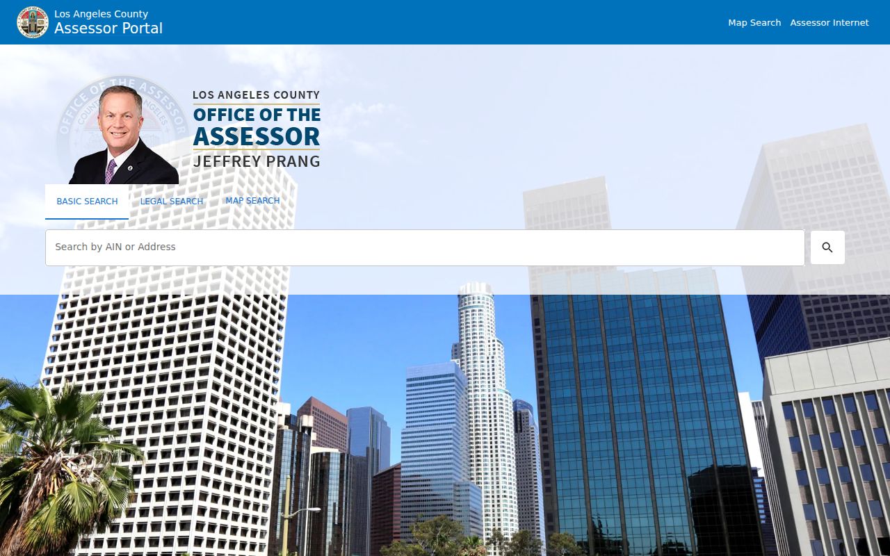 Maywood people search Los Angeles County Assessor address portal